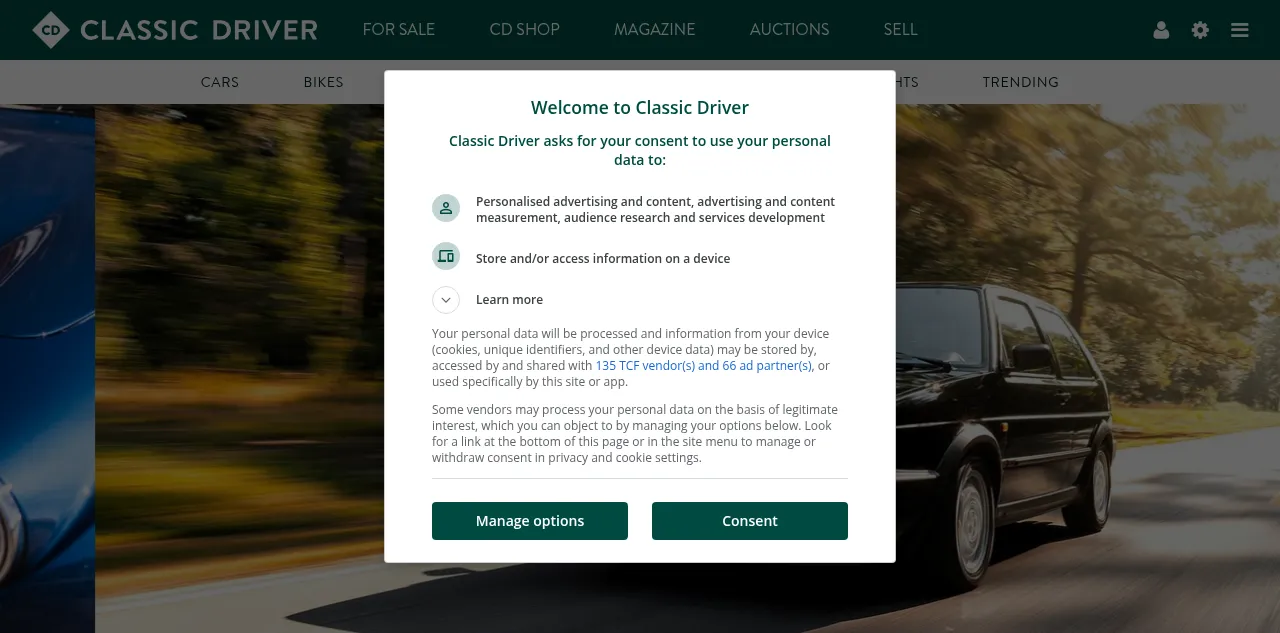 Preview of classicdriver.com
