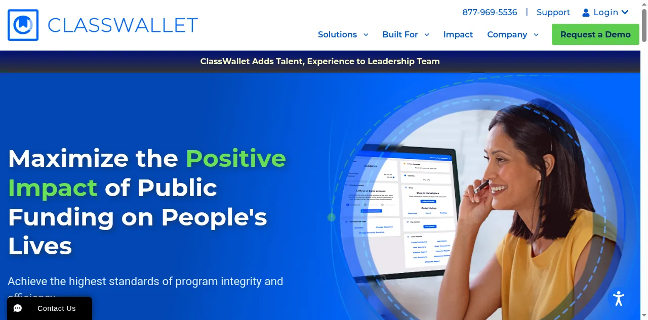 Preview of classwallet.com