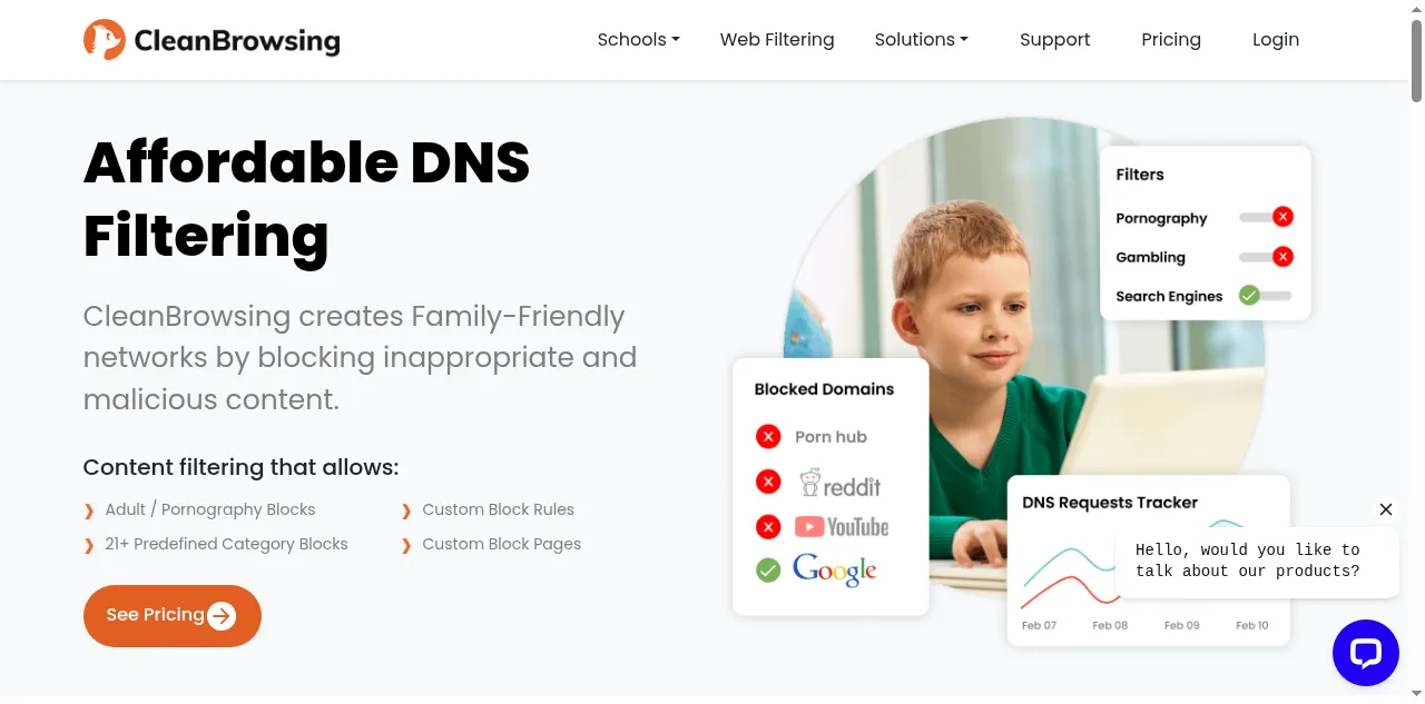 Preview of cleanbrowsing.org