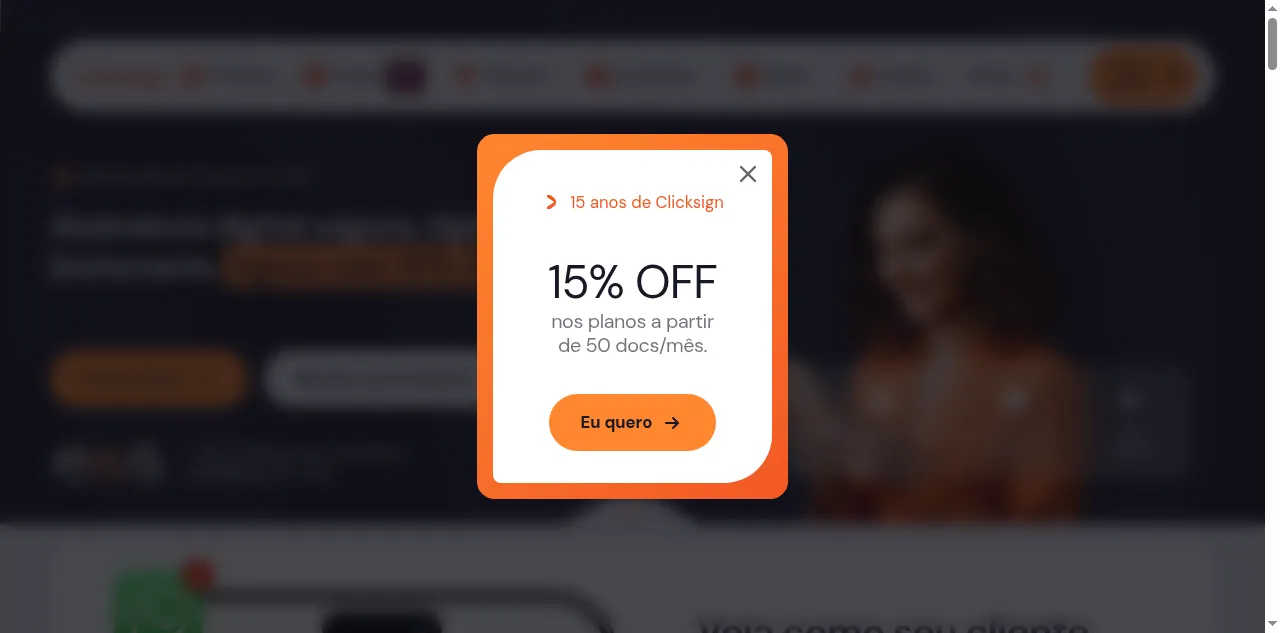 Preview of clicksign.com