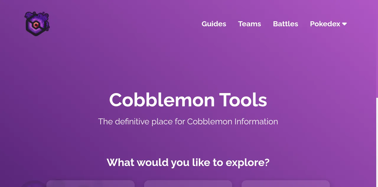 Preview of cobblemon.tools