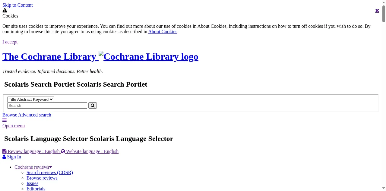 Preview of cochranelibrary.com