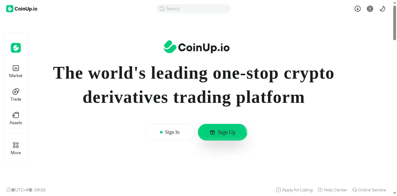 Preview of coinup.io