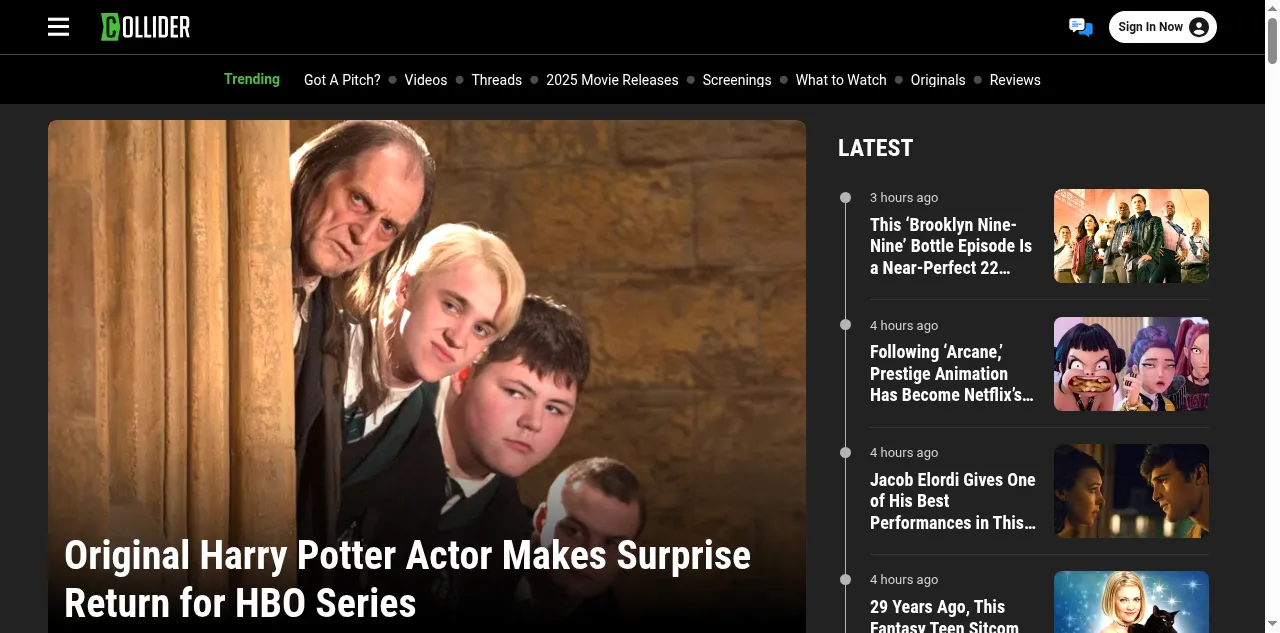 Preview of collider.com