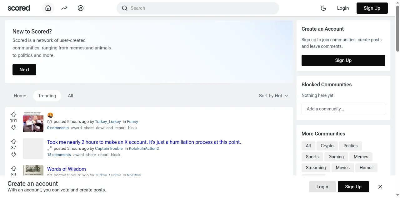 Preview of communities.win