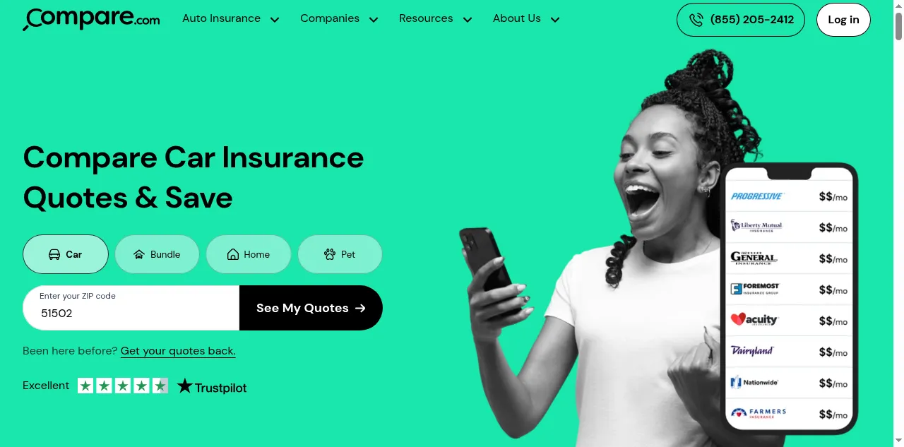 Preview of compare.com