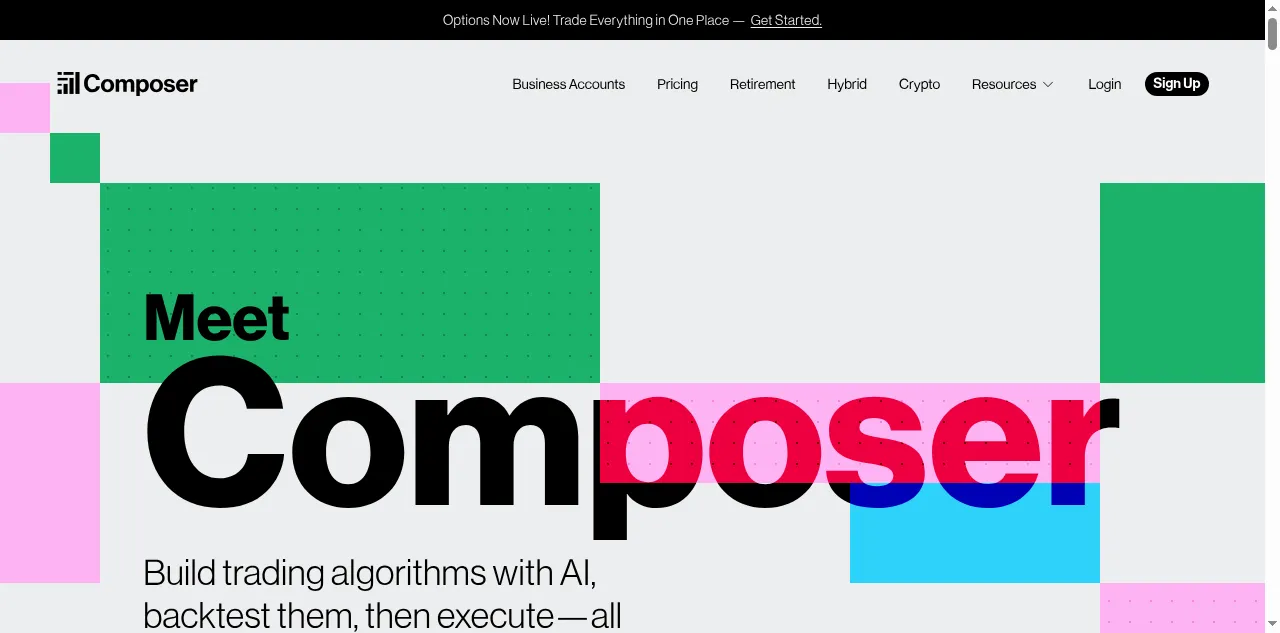 Preview of composer.trade