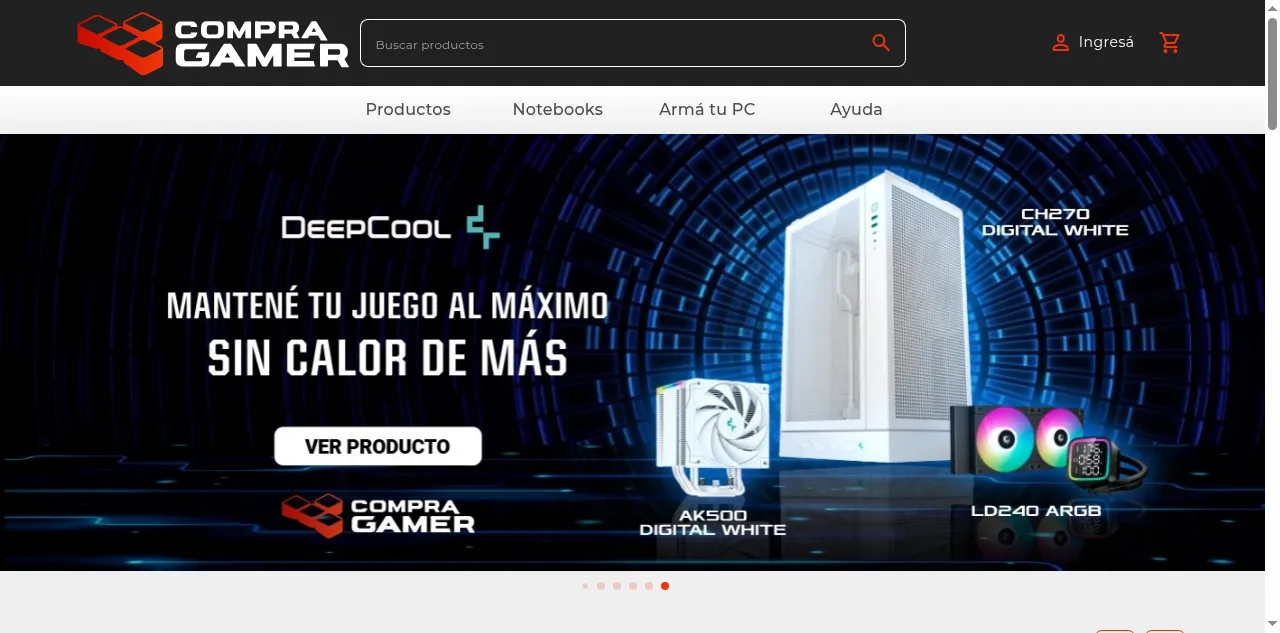 Preview of compragamer.com
