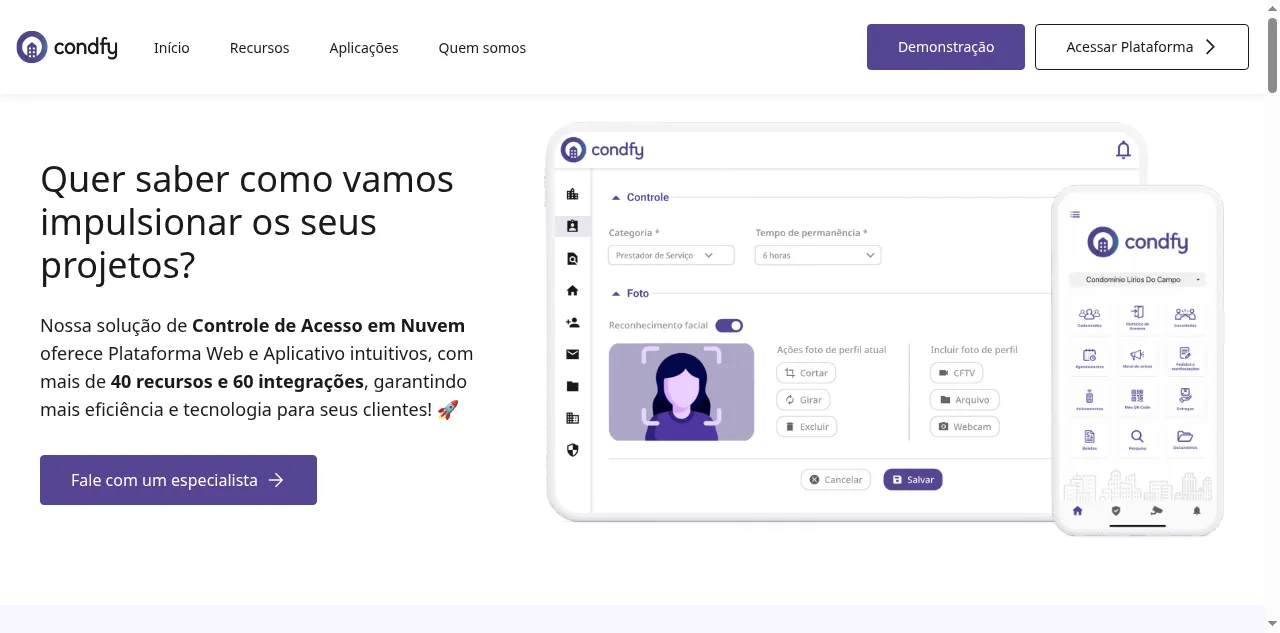 Preview of condfy.com.br