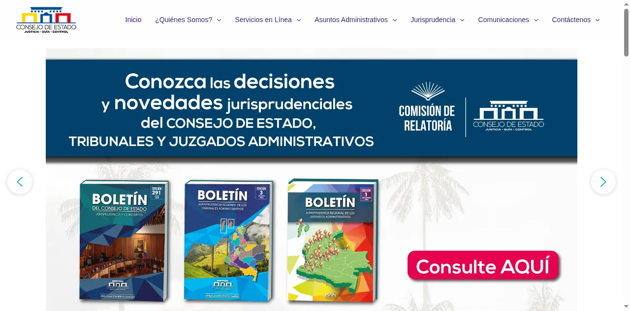 Preview of consejodeestado.gov.co