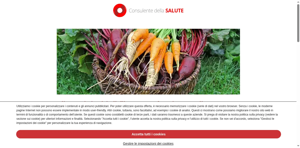 Preview of consulente-della-salute.it