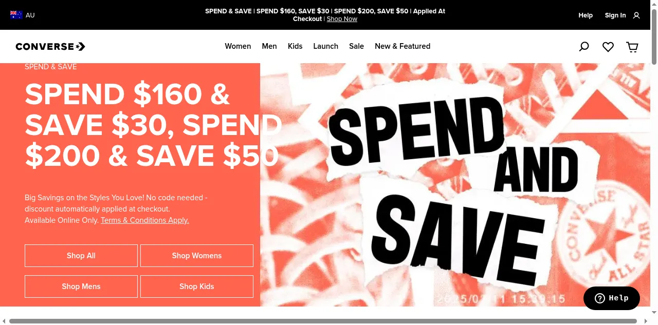 Preview of converse.com.au