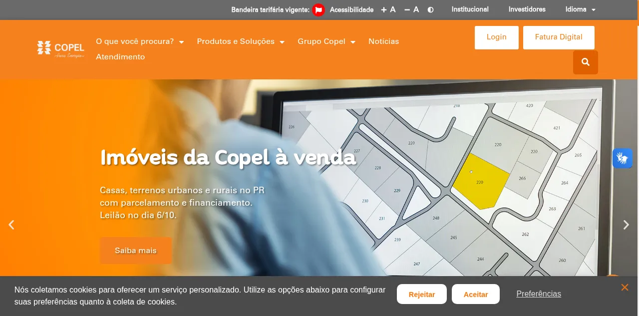 Preview of copel.com