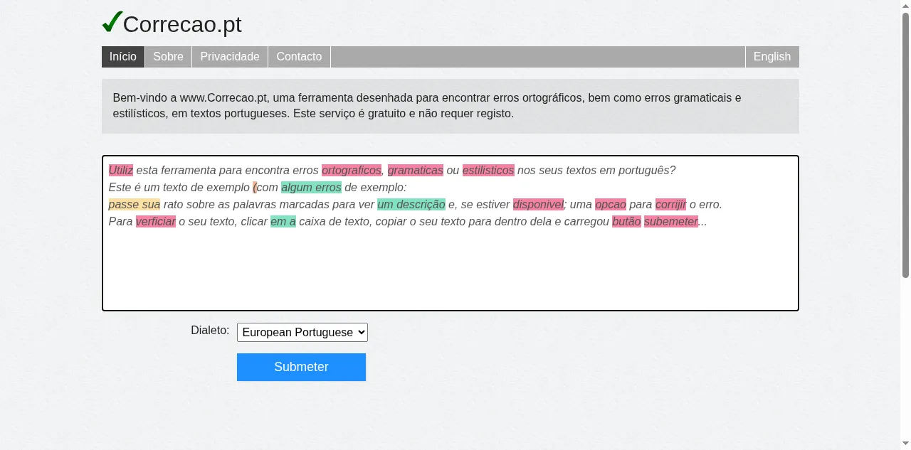 Preview of correcao.pt
