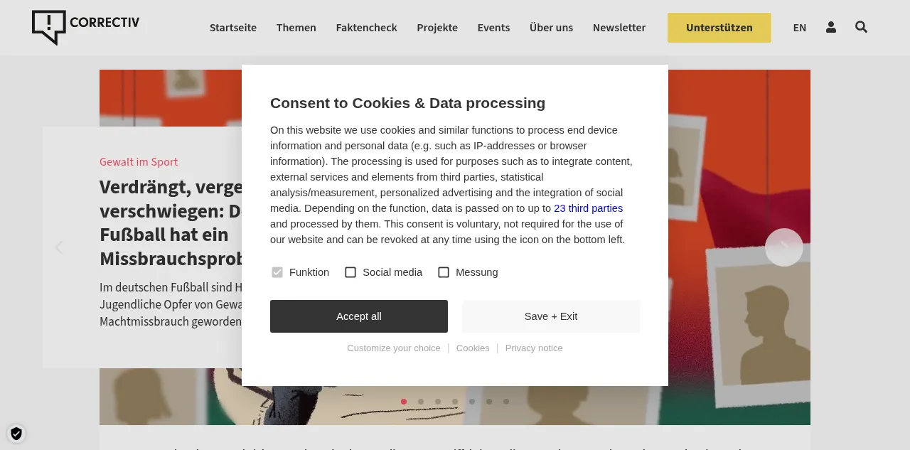 Preview of correctiv.org