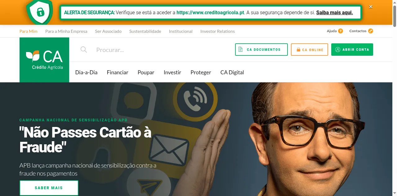 Preview of creditoagricola.pt