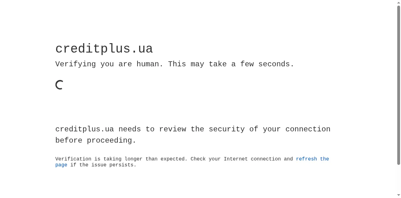 Preview of creditplus.ua