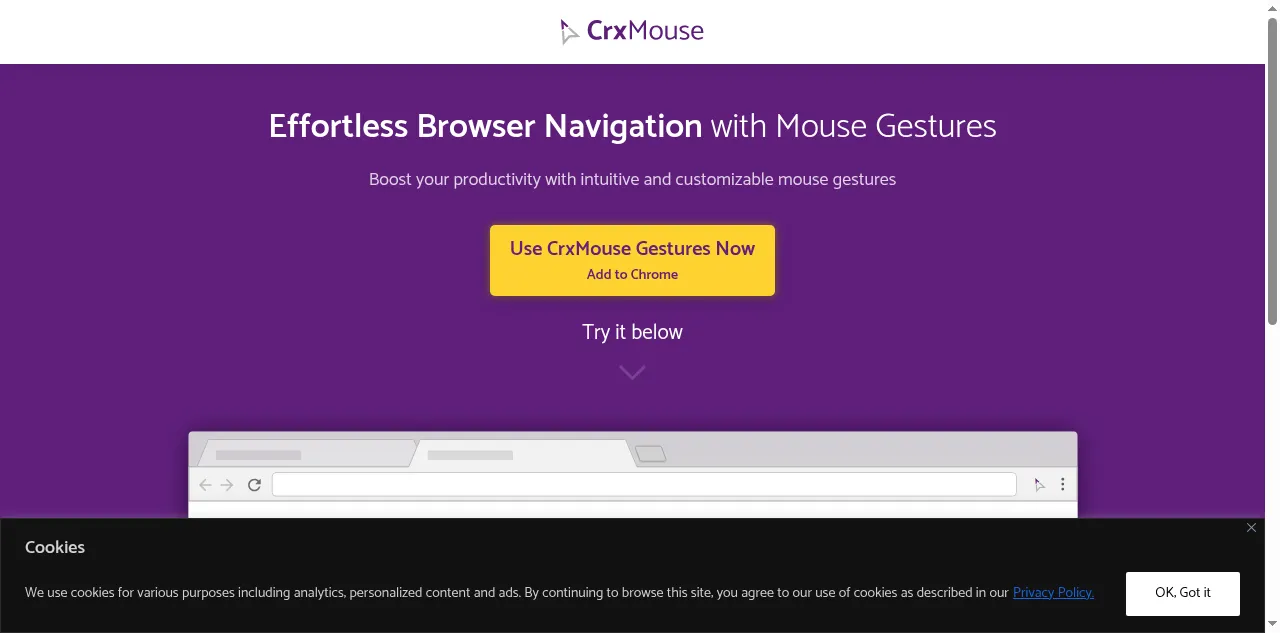 Preview of crxmouse.com