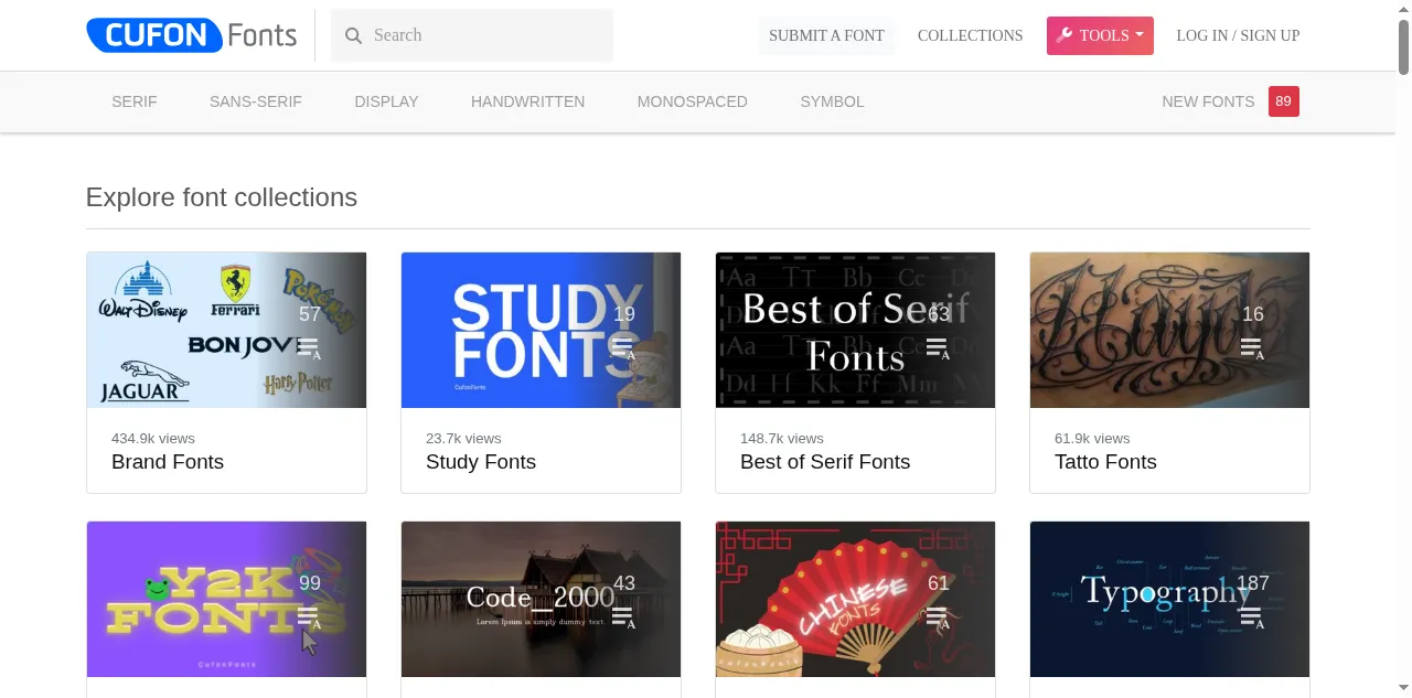 Preview of cufonfonts.com