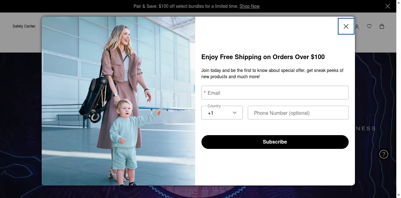 Preview of cybex-online.com