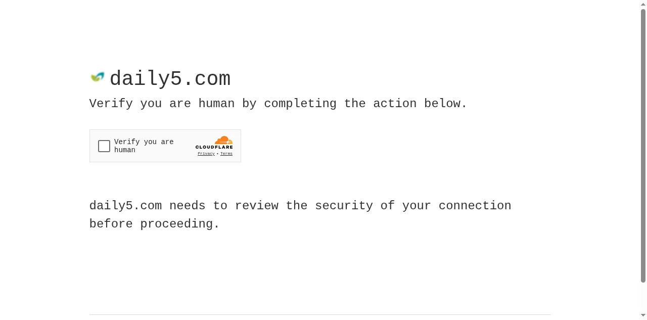 Preview of daily5.com