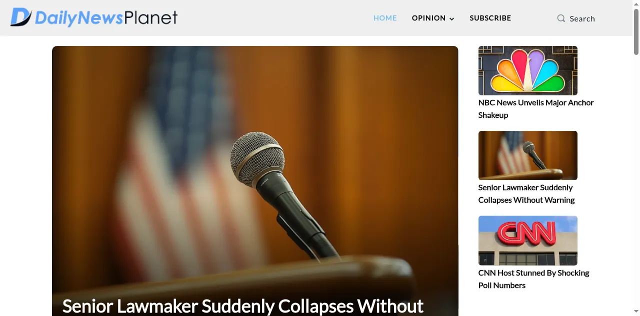 Preview of dailynewsplanet.com