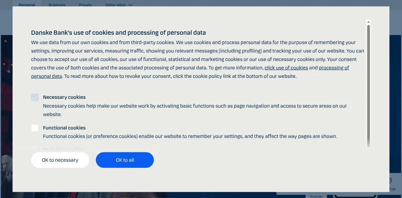 Preview of danskebank.co.uk