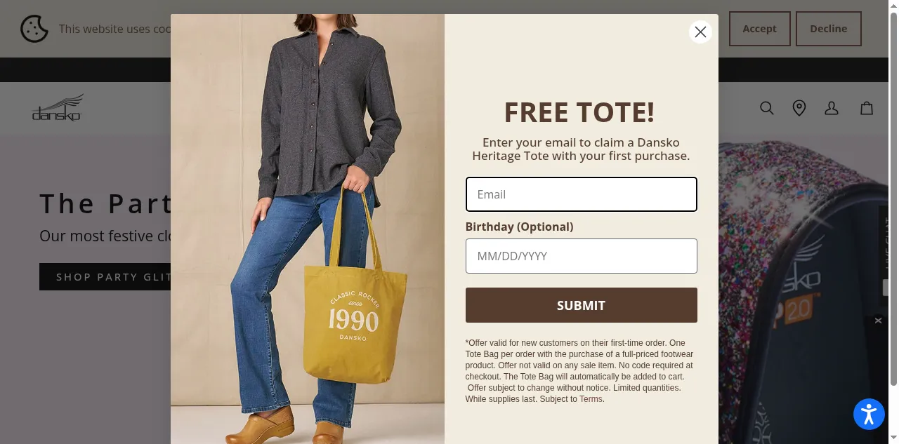 Preview of dansko.com