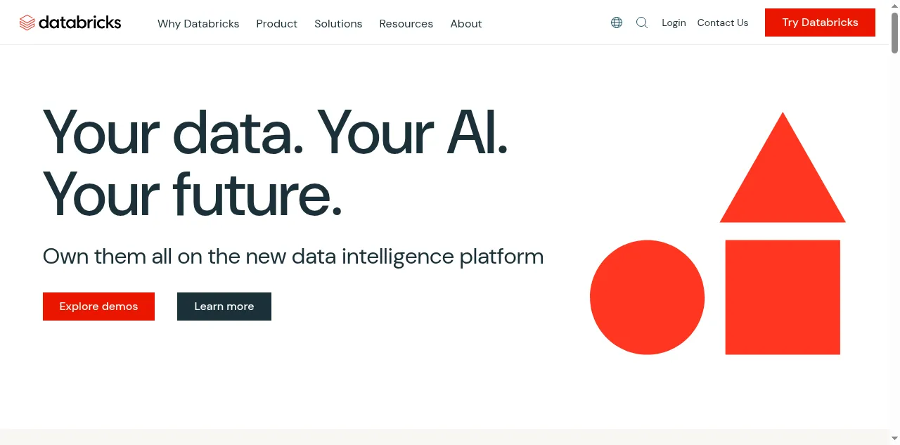 Preview of databricks.com