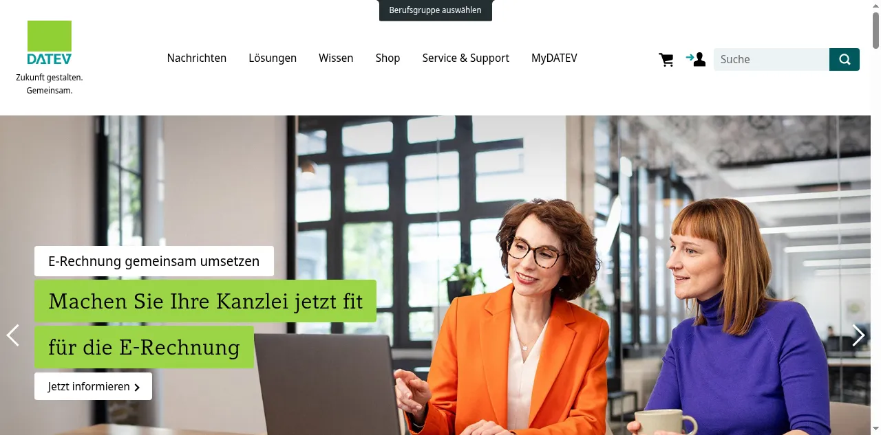 Preview of datev.de