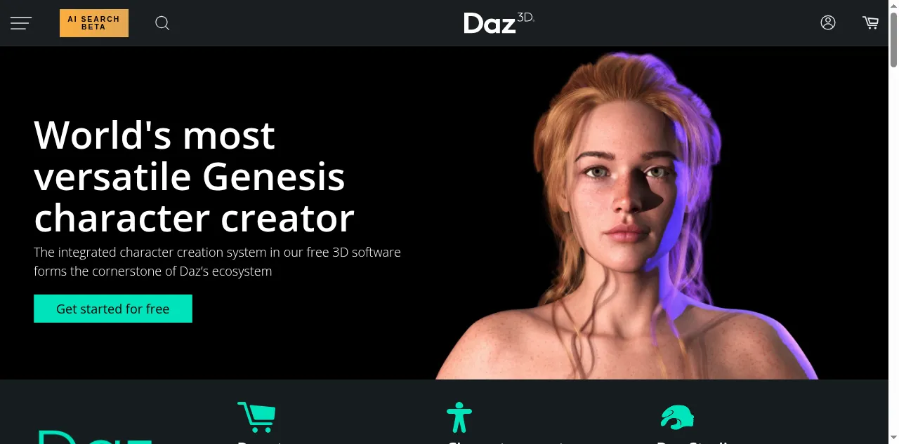 Preview of daz3d.com