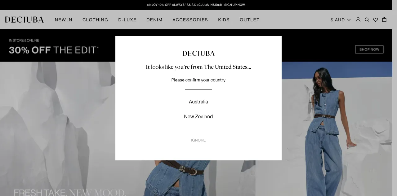 Preview of decjuba.com.au