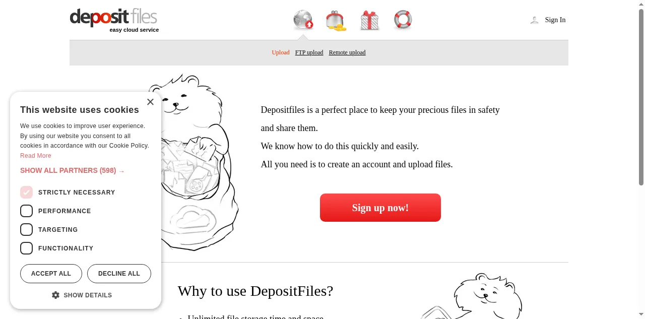 Preview of depositfiles.com
