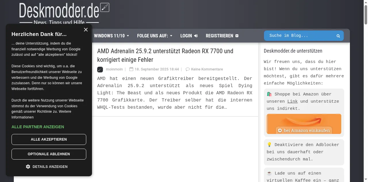 Preview of deskmodder.de