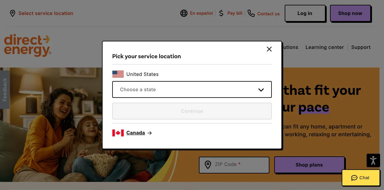 Preview of directenergy.com