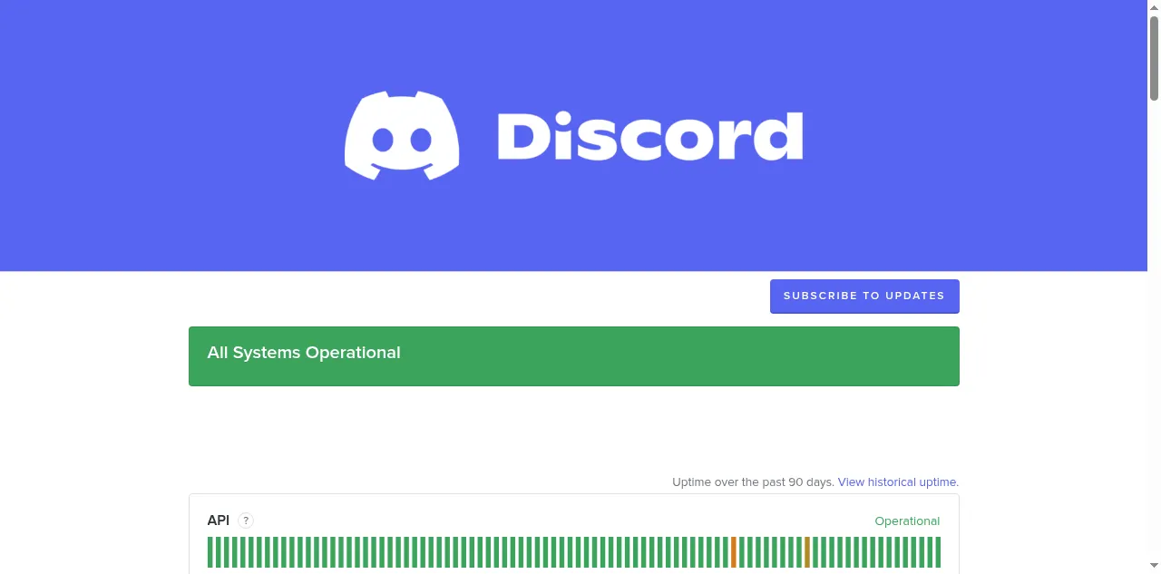 Preview of discordstatus.com