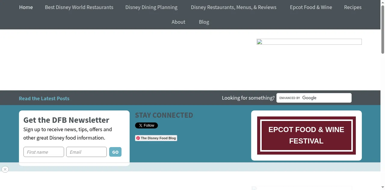Preview of disneyfoodblog.com