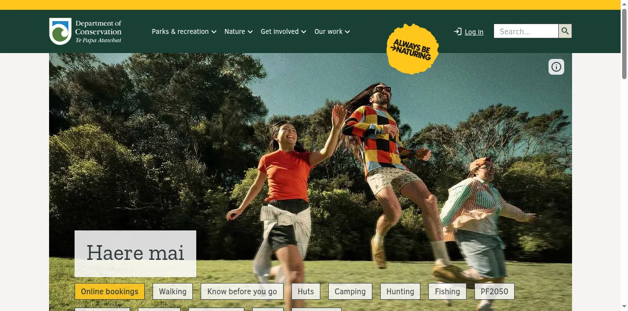 Preview of doc.govt.nz