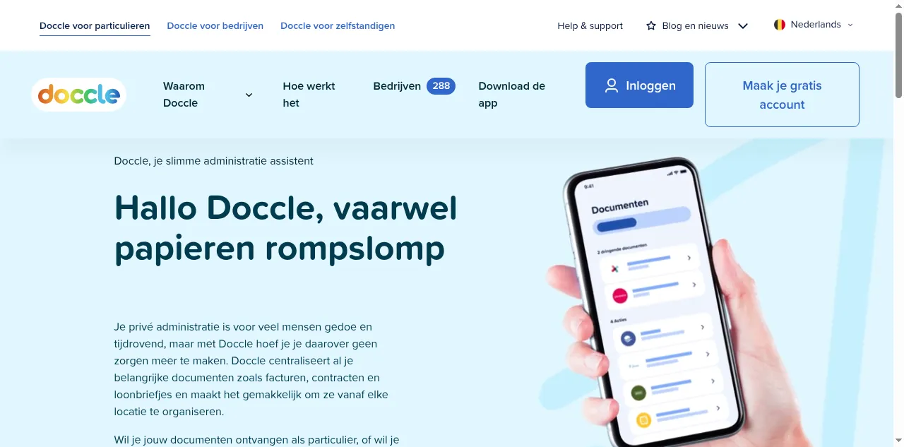 Preview of doccle.be