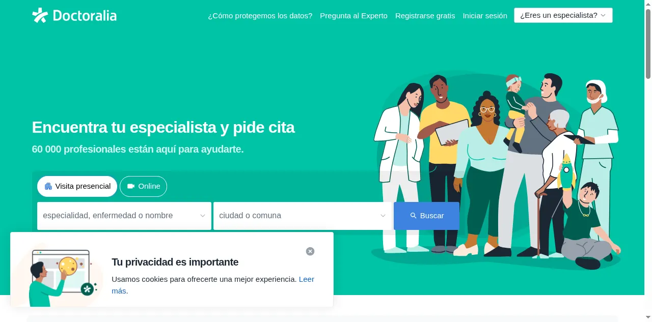 Preview of doctoralia.cl