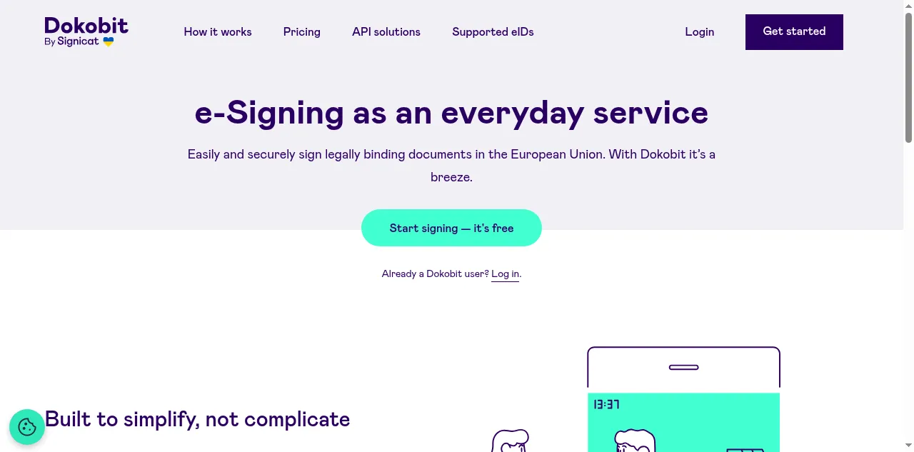 Preview of dokobit.com
