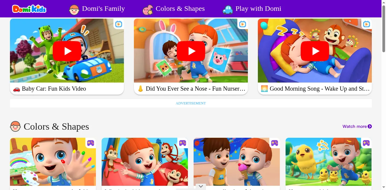 Preview of domikids.tv