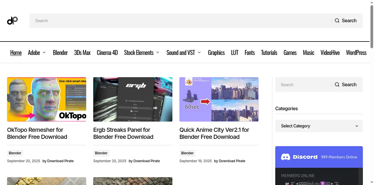Preview of downloadpirate.com