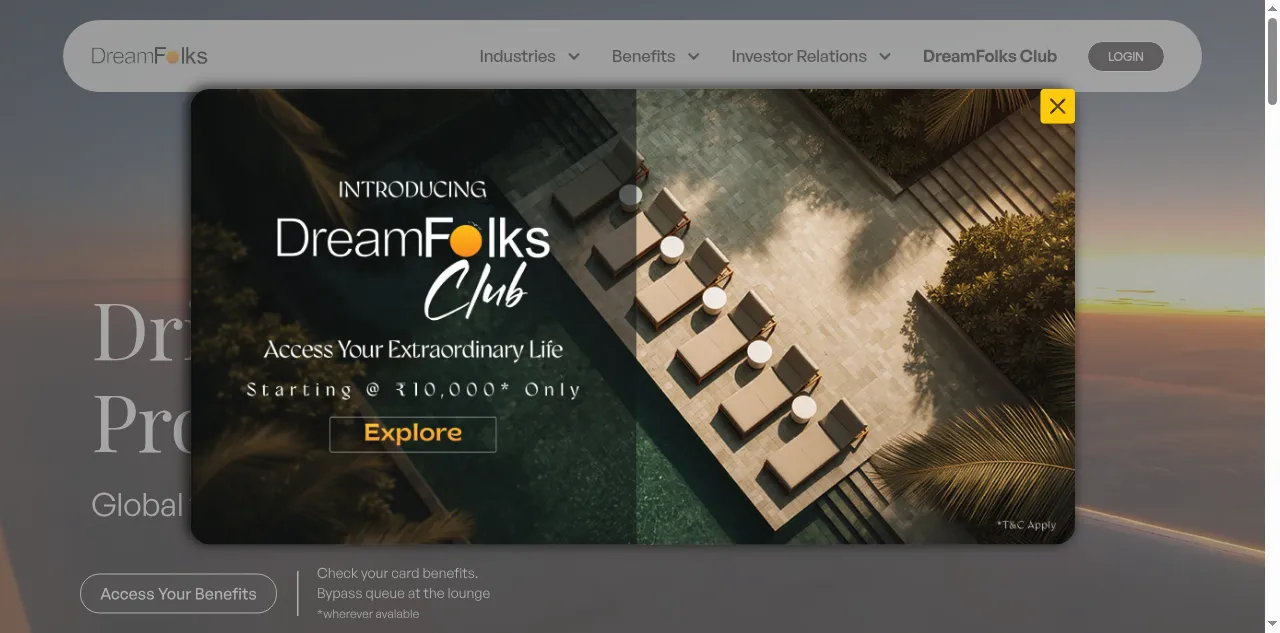 Preview of dreamfolks.in