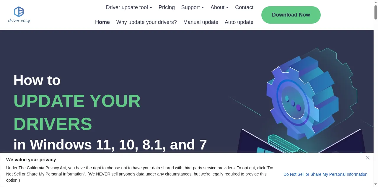 Preview of drivereasy.com