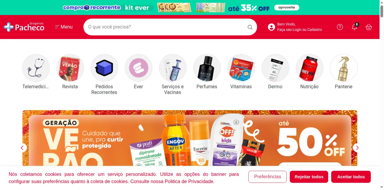 Preview of drogariaspacheco.com.br