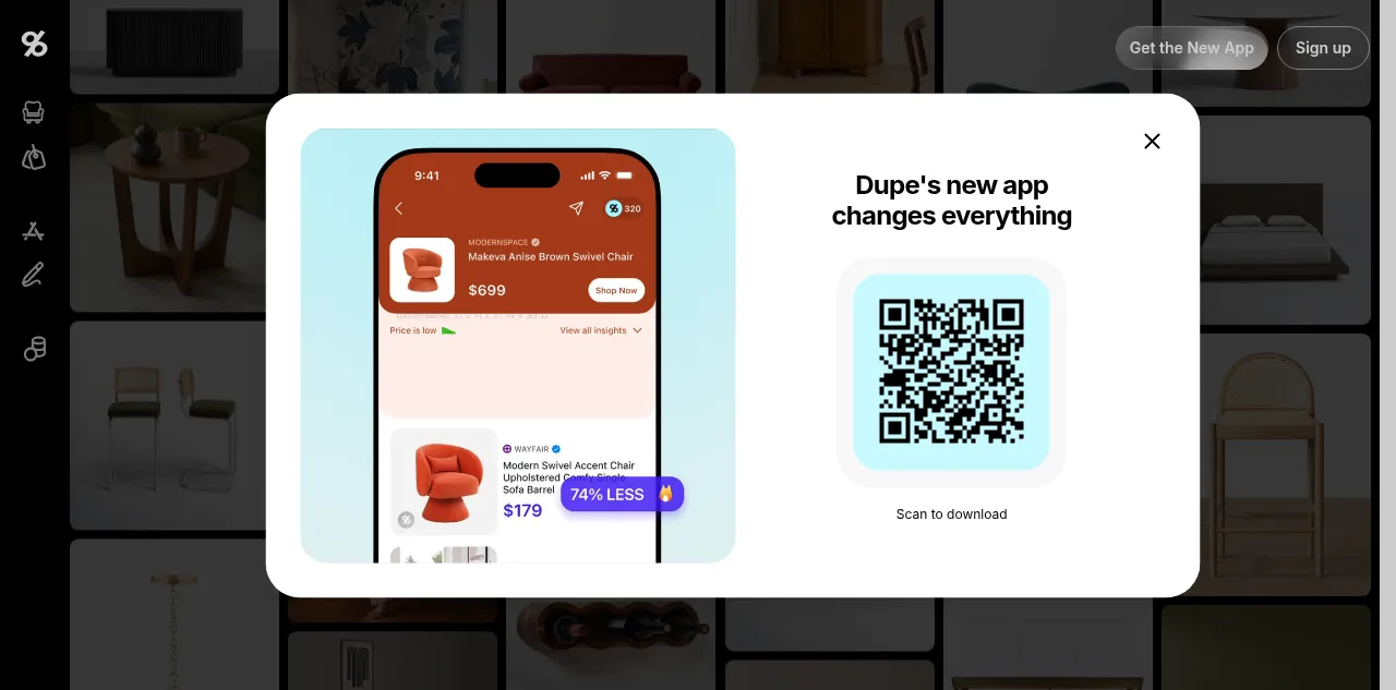 Preview of dupe.com