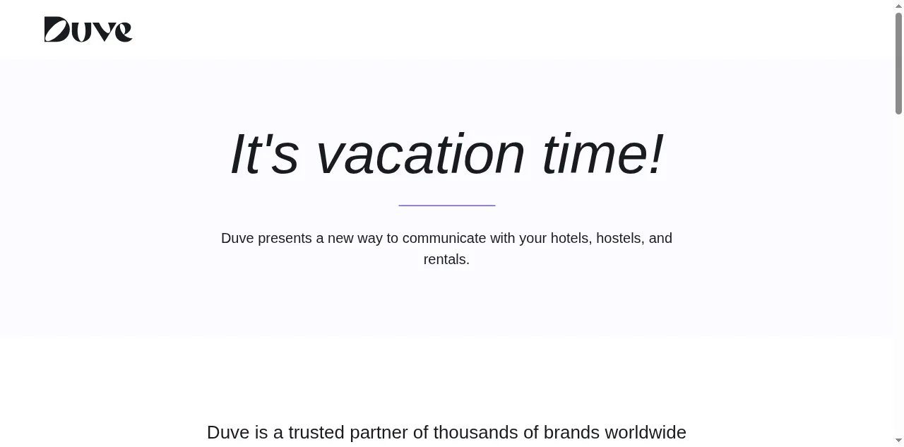 Preview of duve.co