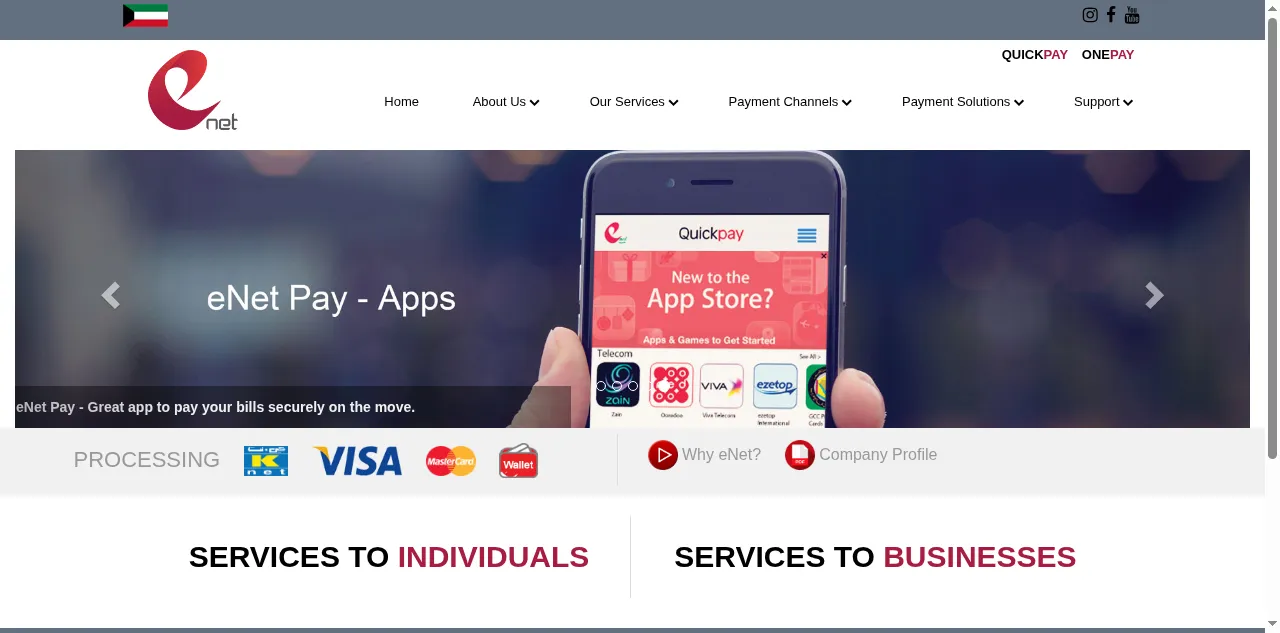 Preview of e.net.kw