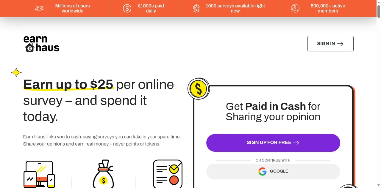 Preview of earnhaus.com